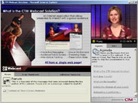 Webcast Sample Screen
